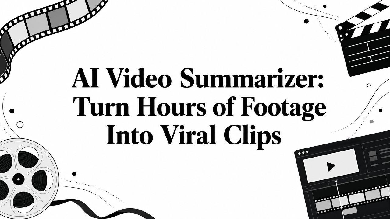 AI Video Summarizer: Turn Hours of Footage Into Viral Clips