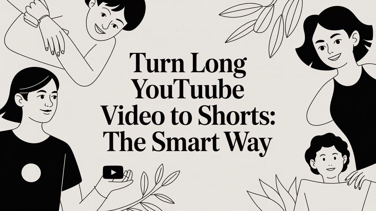 Turn long youtube video to shorts: The smart way