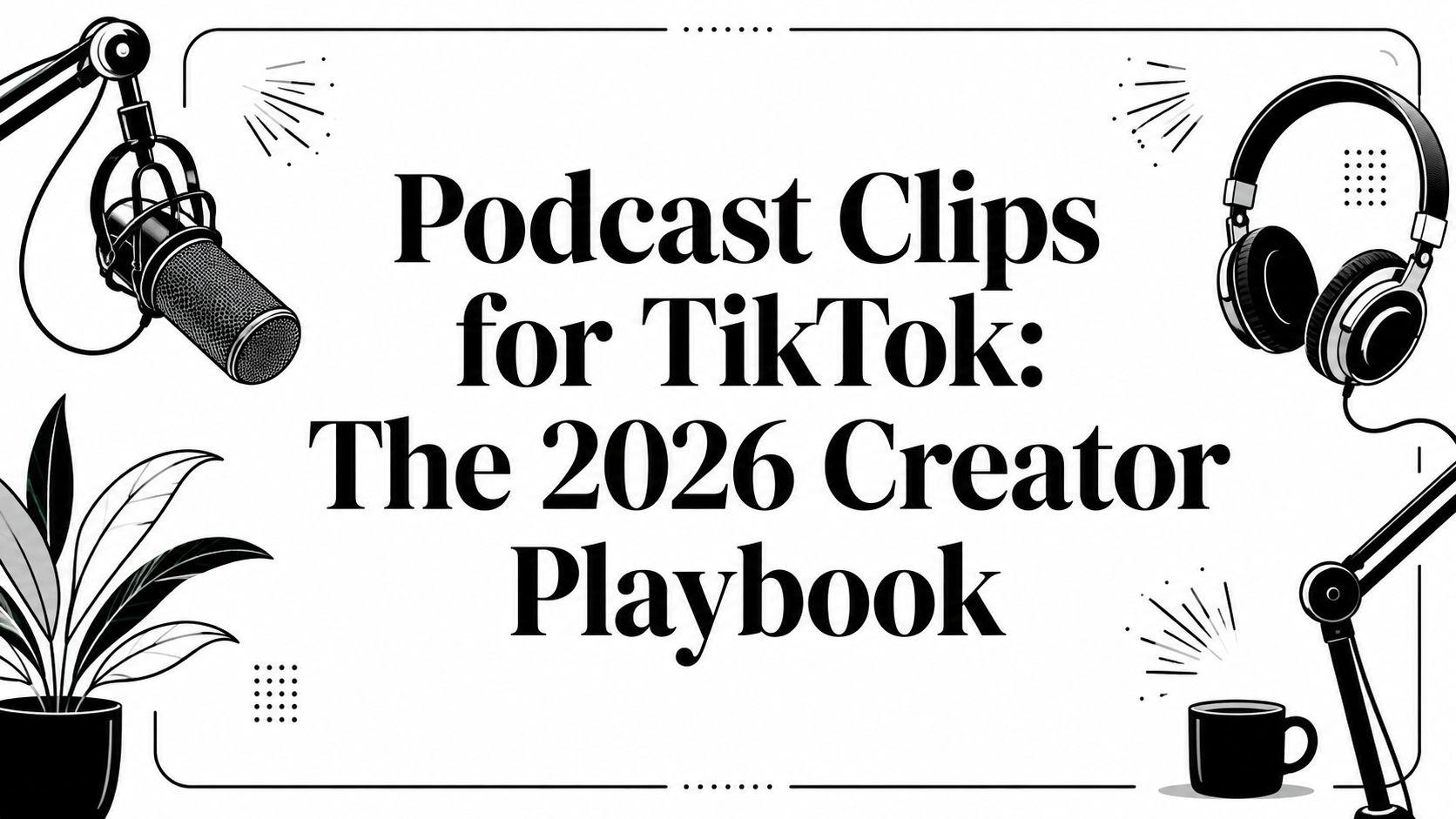Podcast Clips for TikTok: The 2026 Creator Playbook