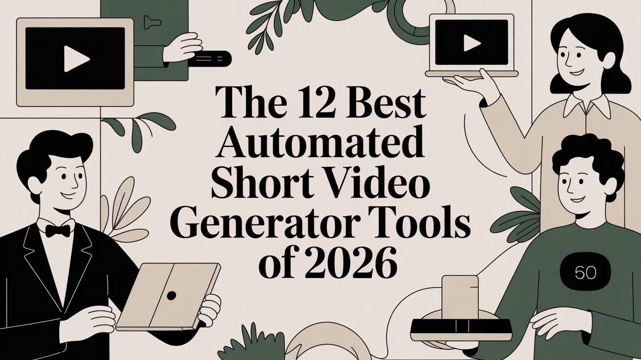 The 12 Best Automated Short Video Generator Tools of 2026