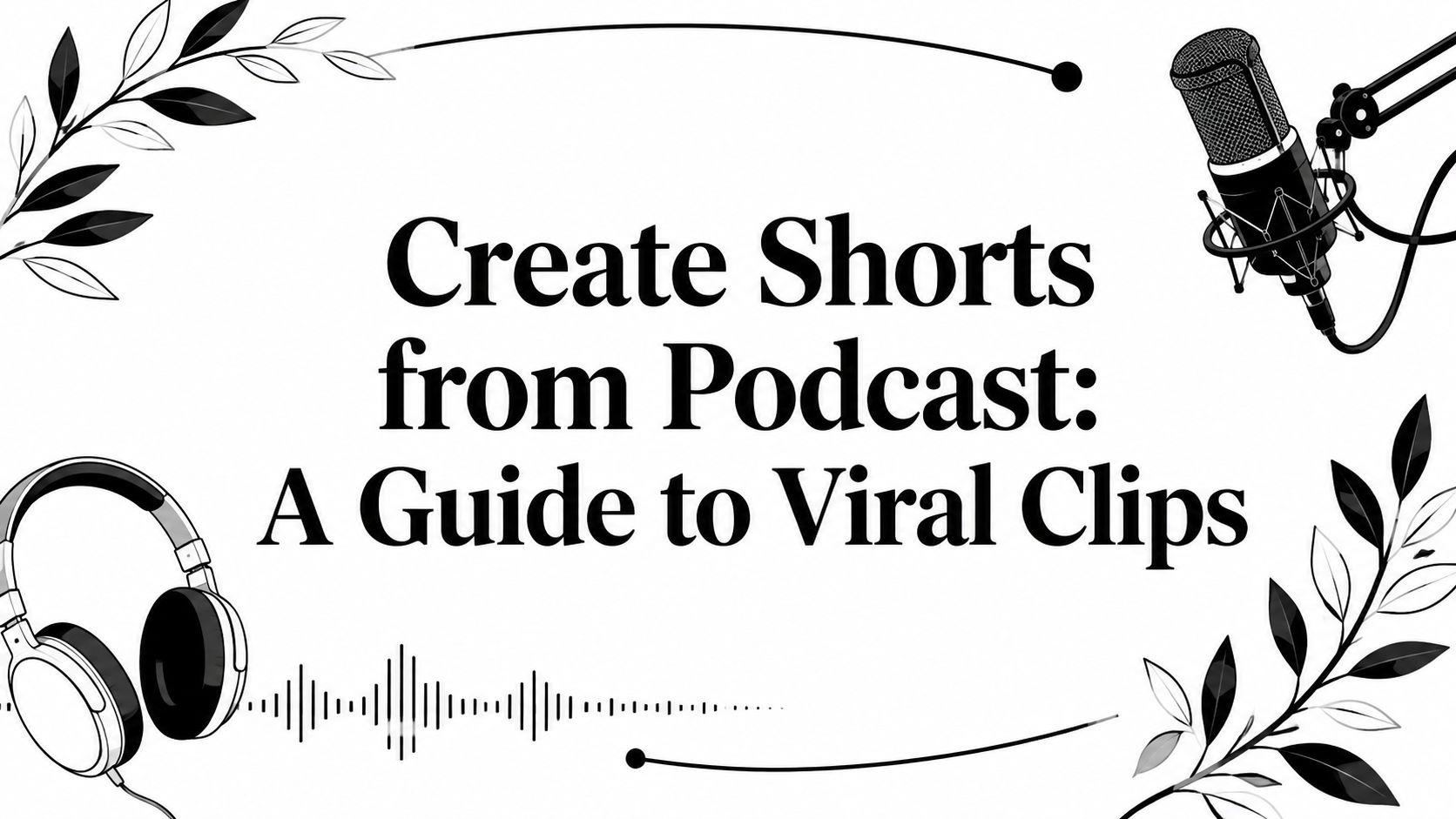 Create Shorts from Podcast: A Guide to Viral Clips