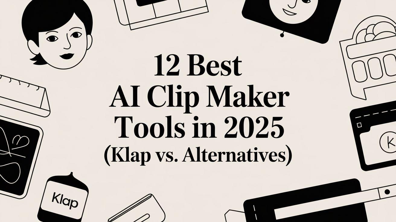 12 Best AI Clip Maker Tools in 2025 (Klap vs. Alternatives)