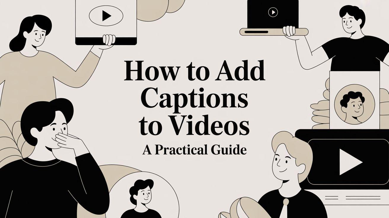 A Practical Guide on How to Add Captions to Videos