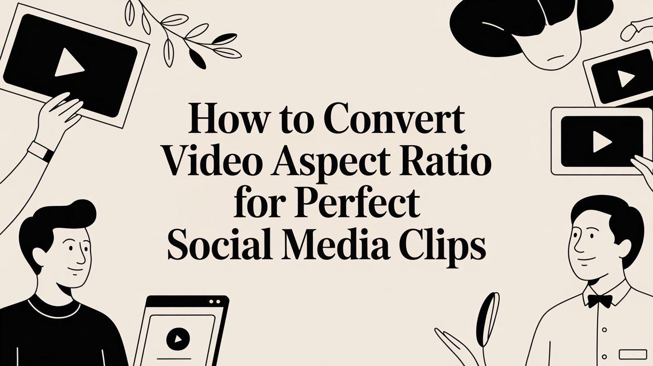How to Convert Video Aspect Ratio for Perfect Social Media Clips