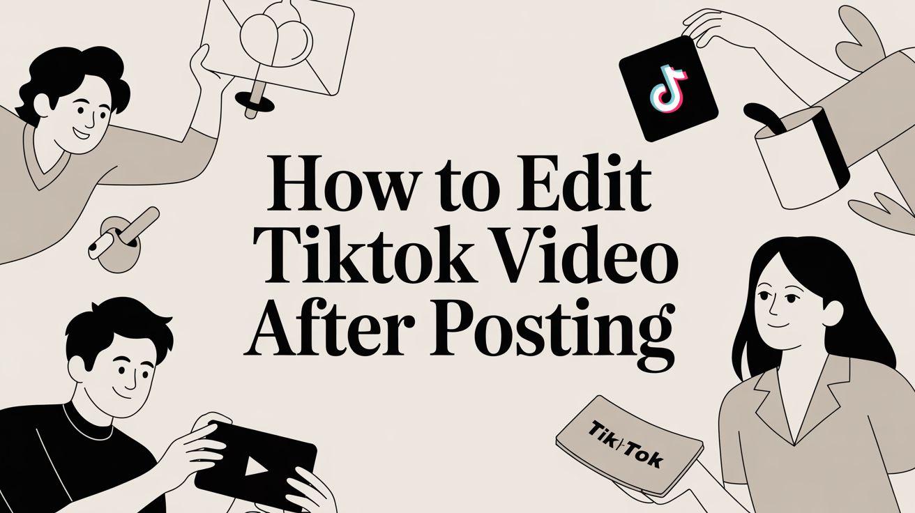 How to Edit TikTok Video After Posting