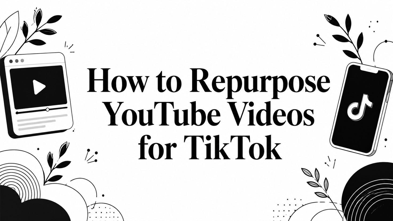 How to Repurpose YouTube Videos for TikTok