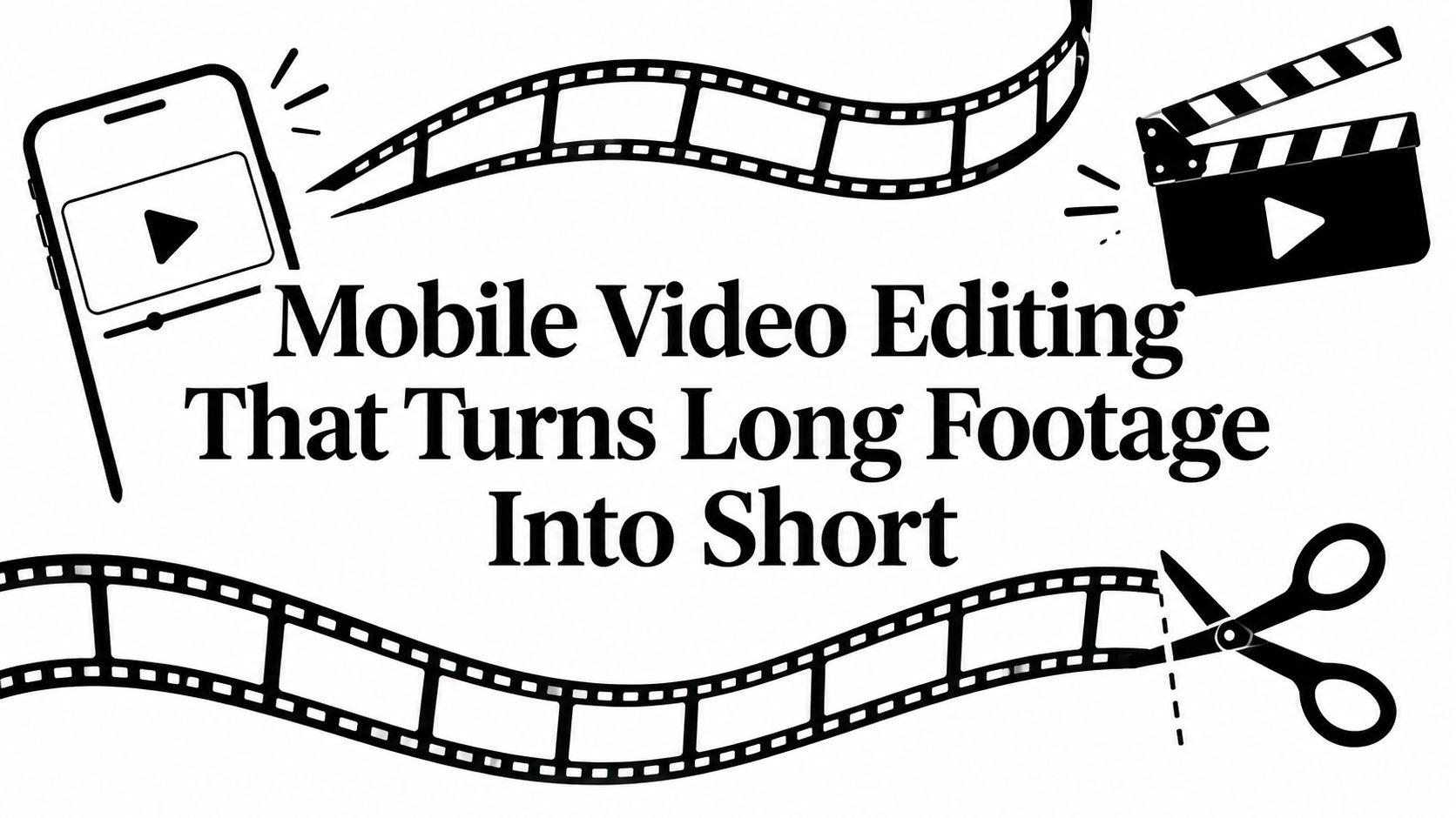 Mobile Video Editing That Turns Long Footage Into Short