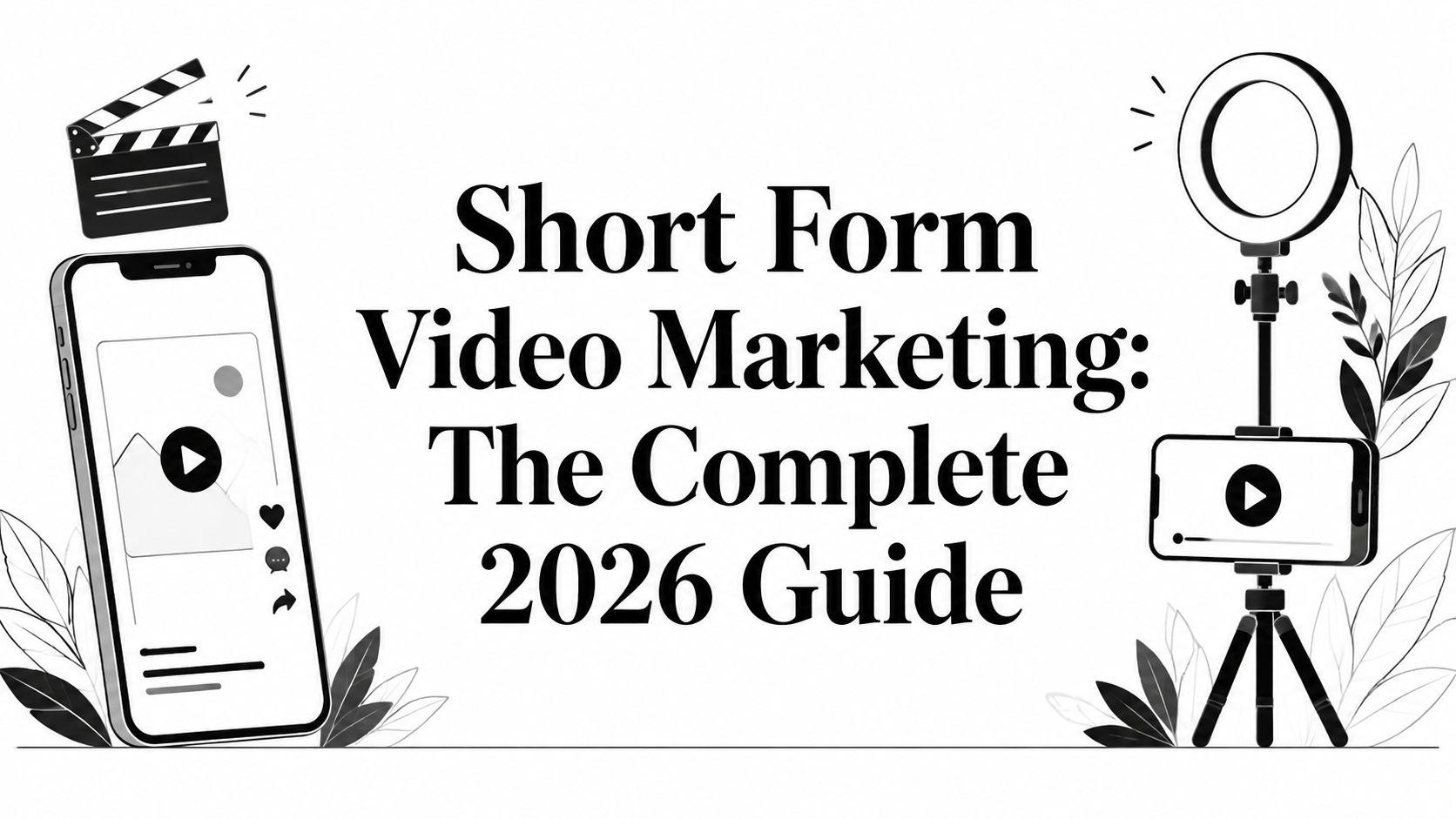 Short Form Video Marketing: The Complete 2026 Guide