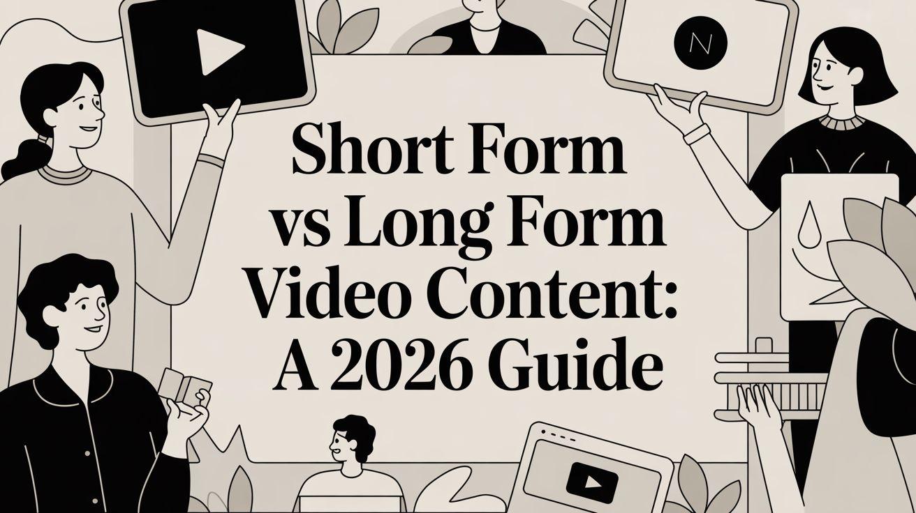 Short Form vs Long Form Video Content: A 2026 Guide