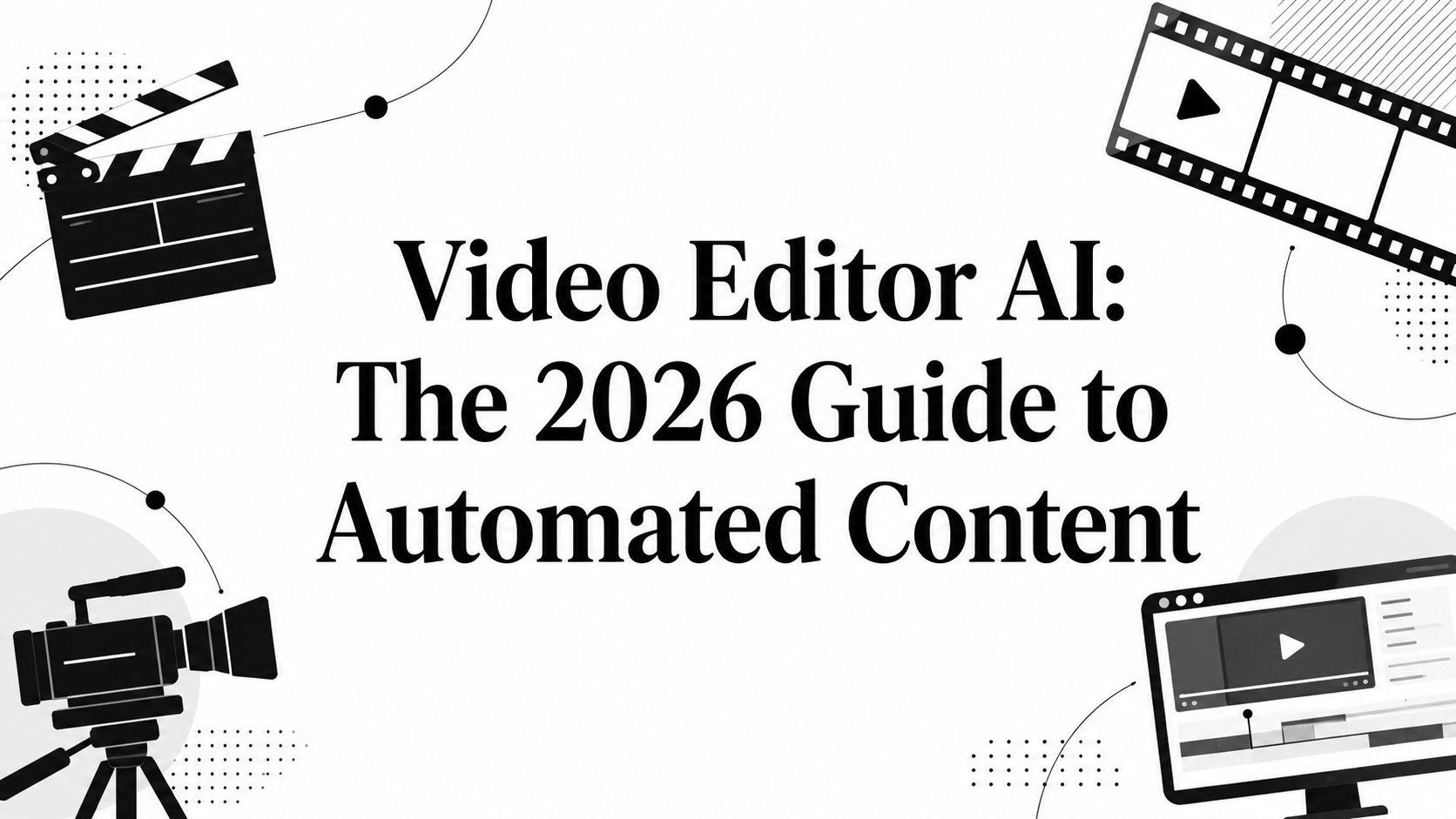 Video Editor AI: The 2026 Guide to Automated Content