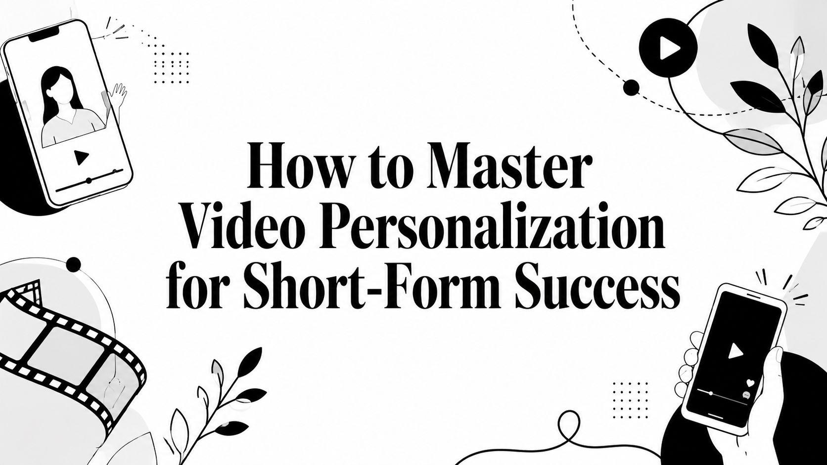 How to Master Video Personalization for Short-Form Success