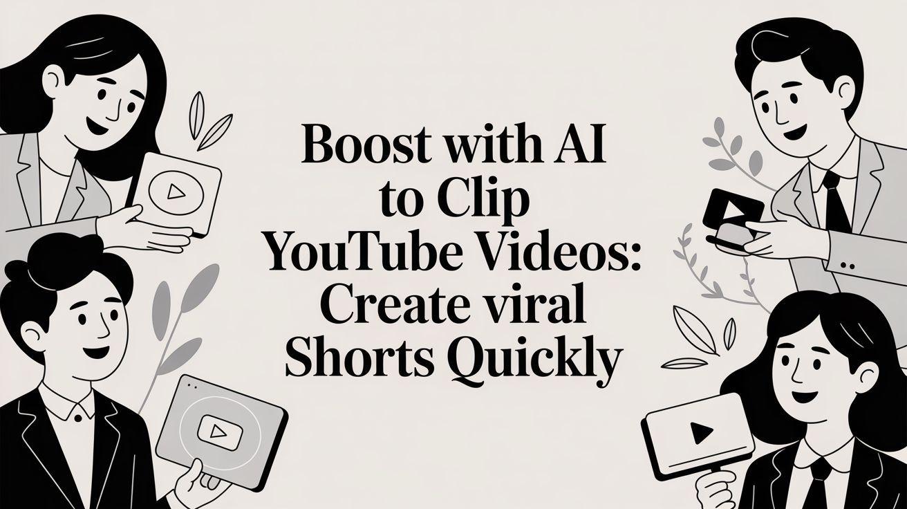 Boost with AI to clip YouTube videos: Create viral Shorts Quickly