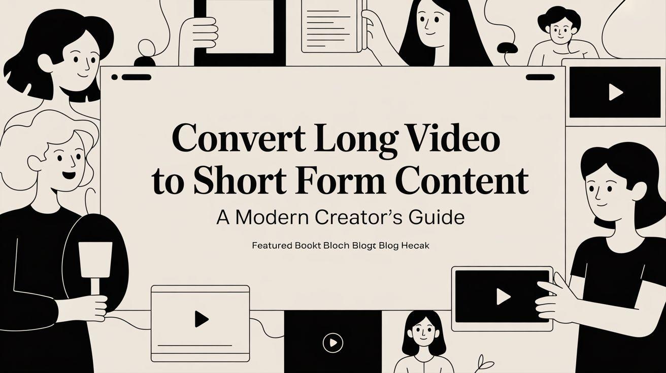 How to Convert Long Videos into Viral Short-Form Content