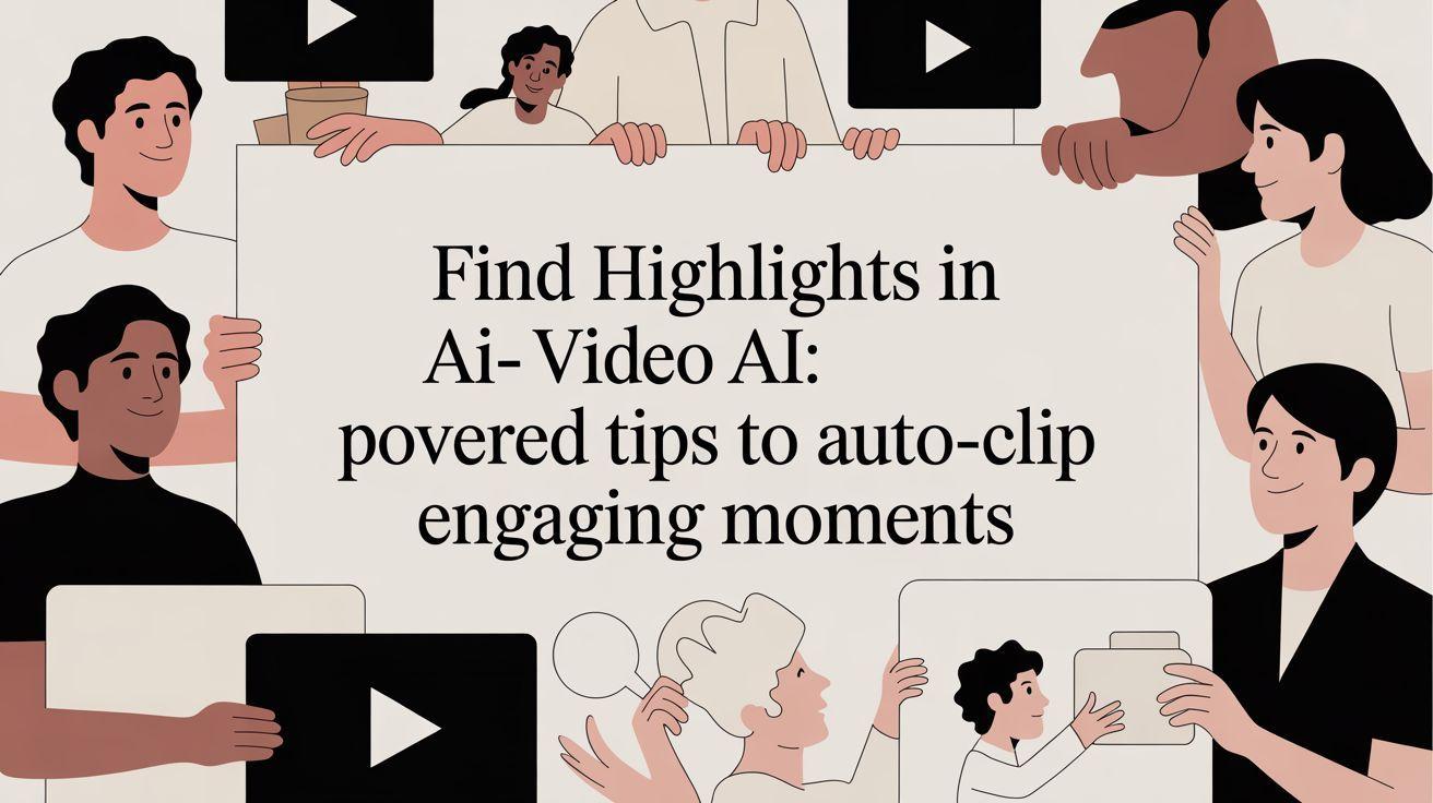 Find highlights in video ai: How AI Auto-Clips Your Most Engaging Moments