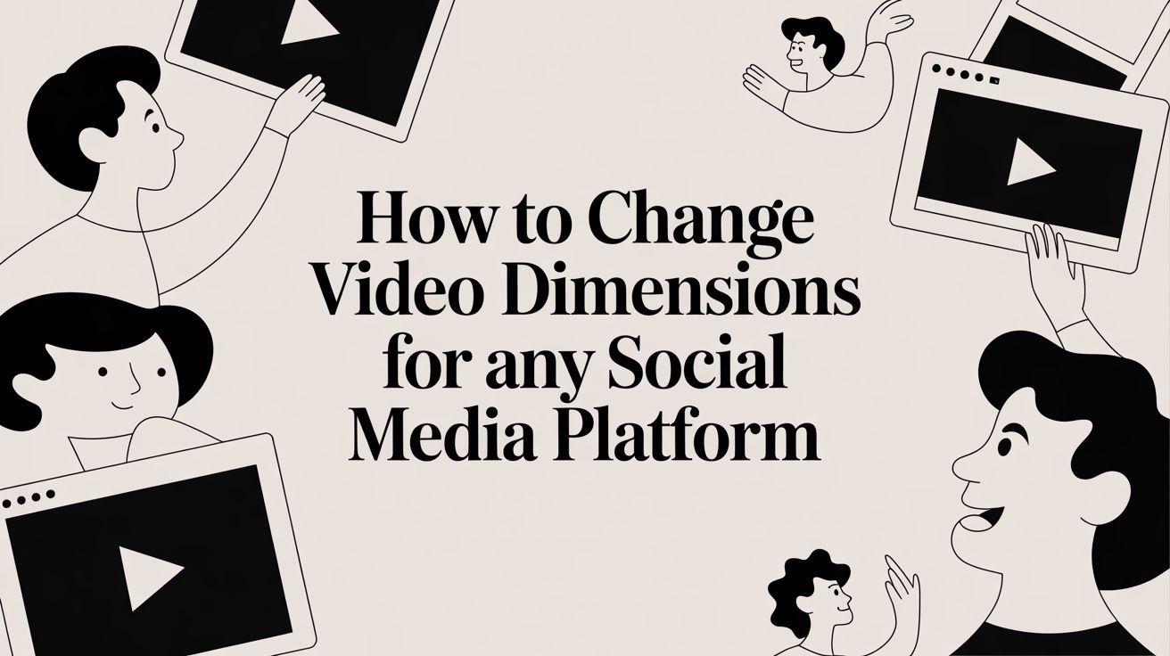 How to Change Video Dimensions for Any Social Media Platform