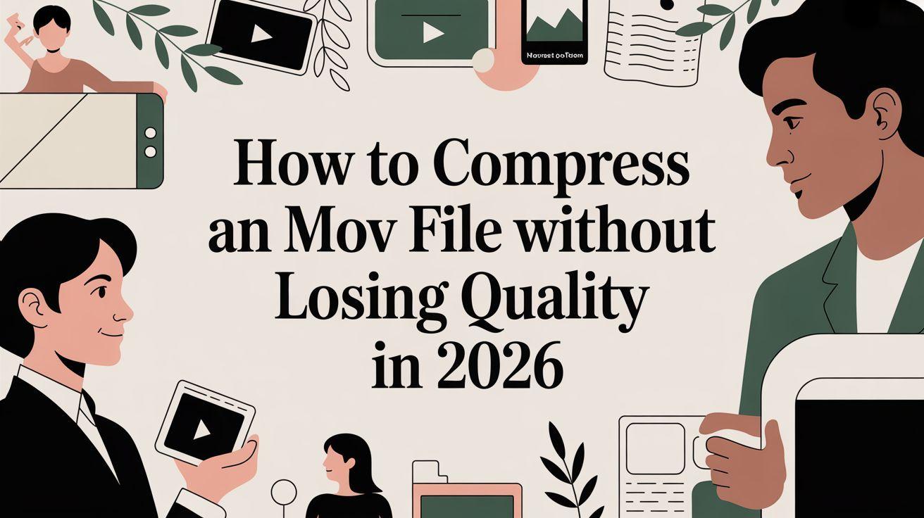 How to Compress an MOV File Without Losing Quality in 2026