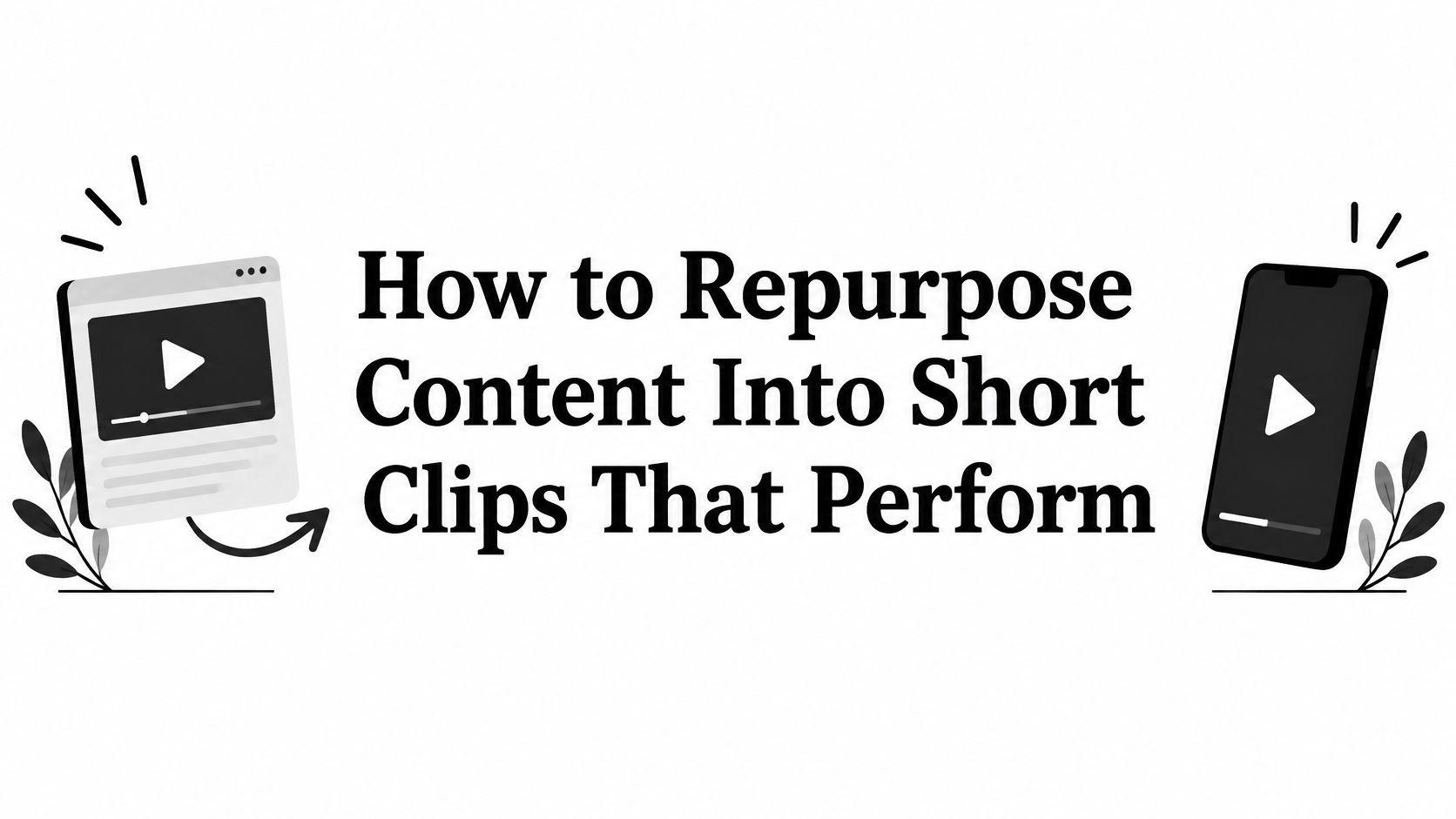 How to Repurpose Content Into Short Clips That Perform