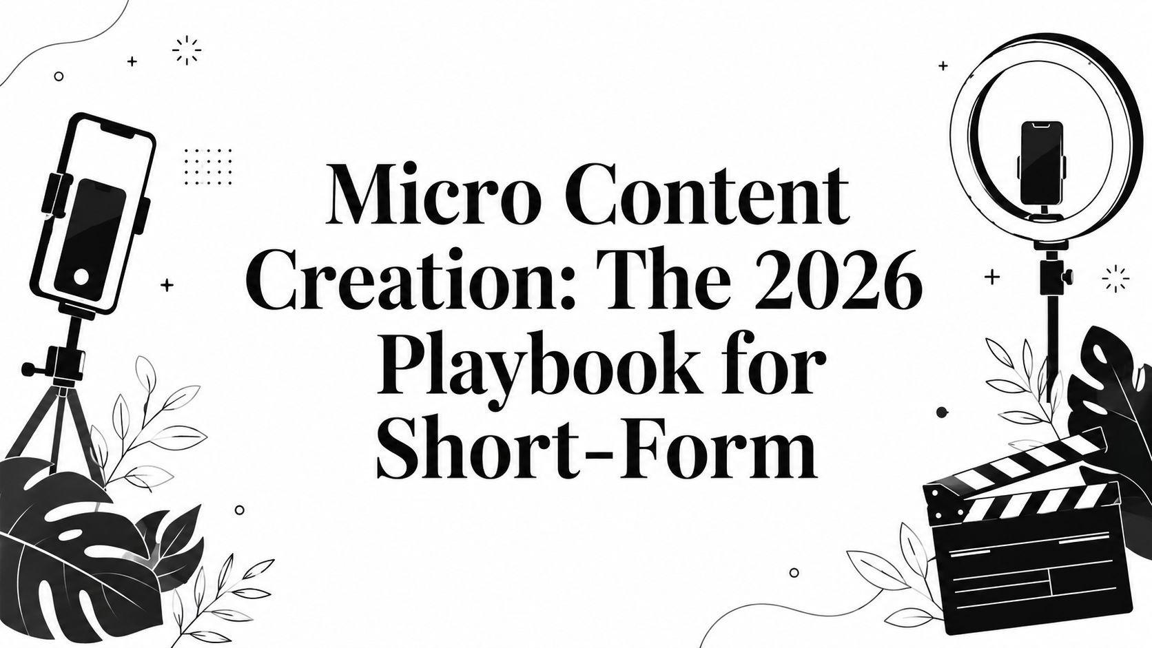 Micro Content Creation: The 2026 Playbook for Short-Form