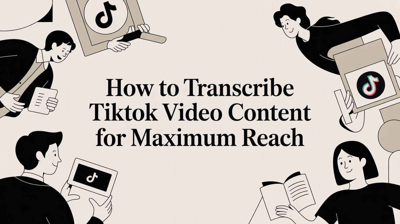How to Transcribe TikTok Video Content for Maximum Reach