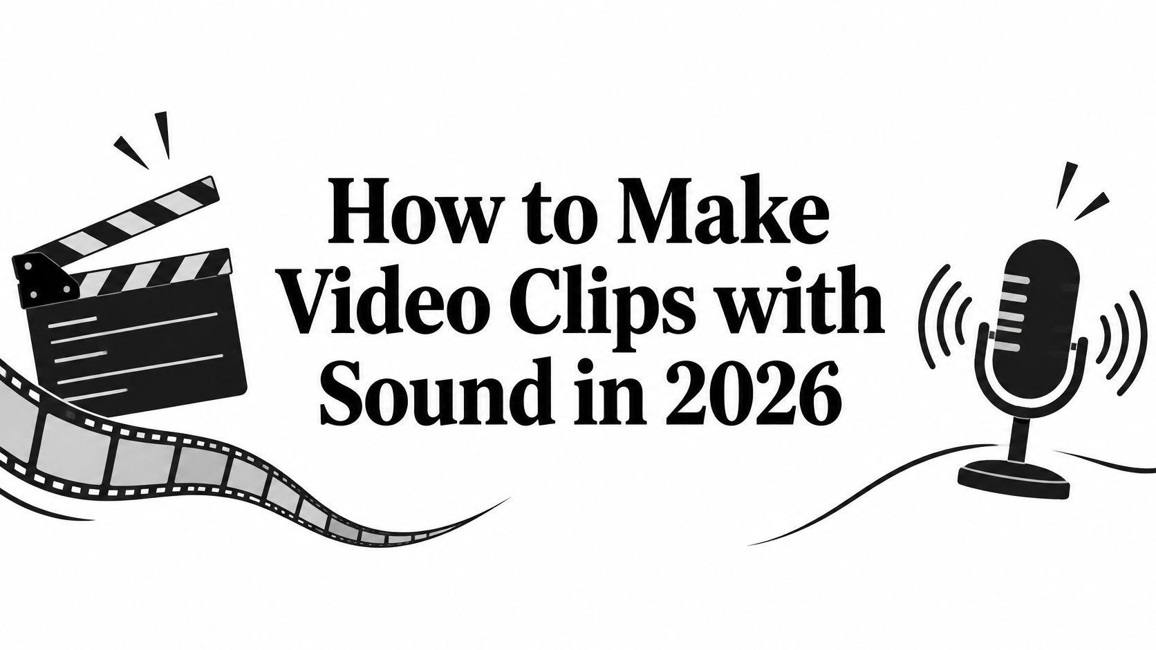 How to Make Video Clips with Sound in 2026