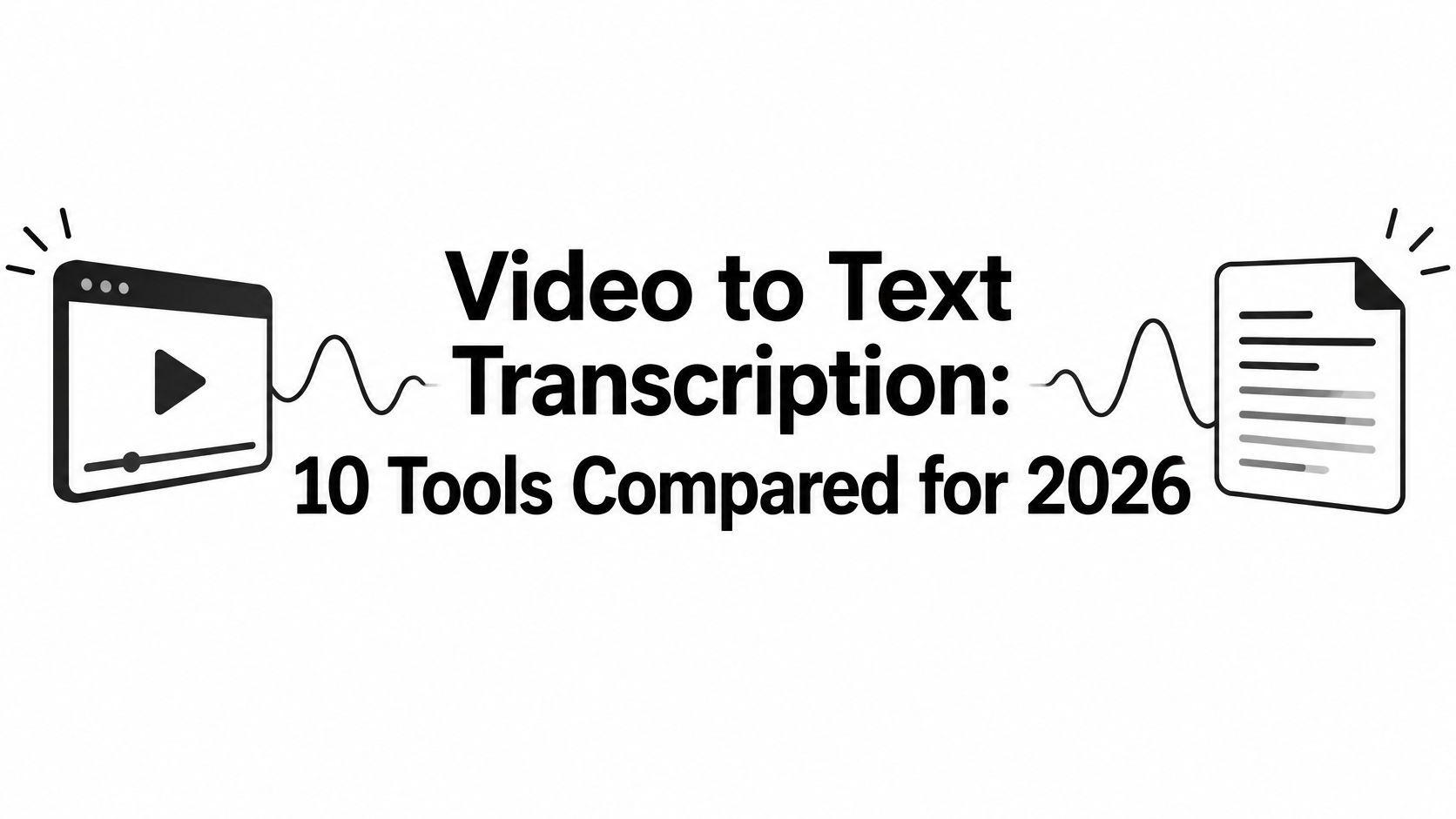 Video to Text Transcription: 10 Tools Compared for 2026